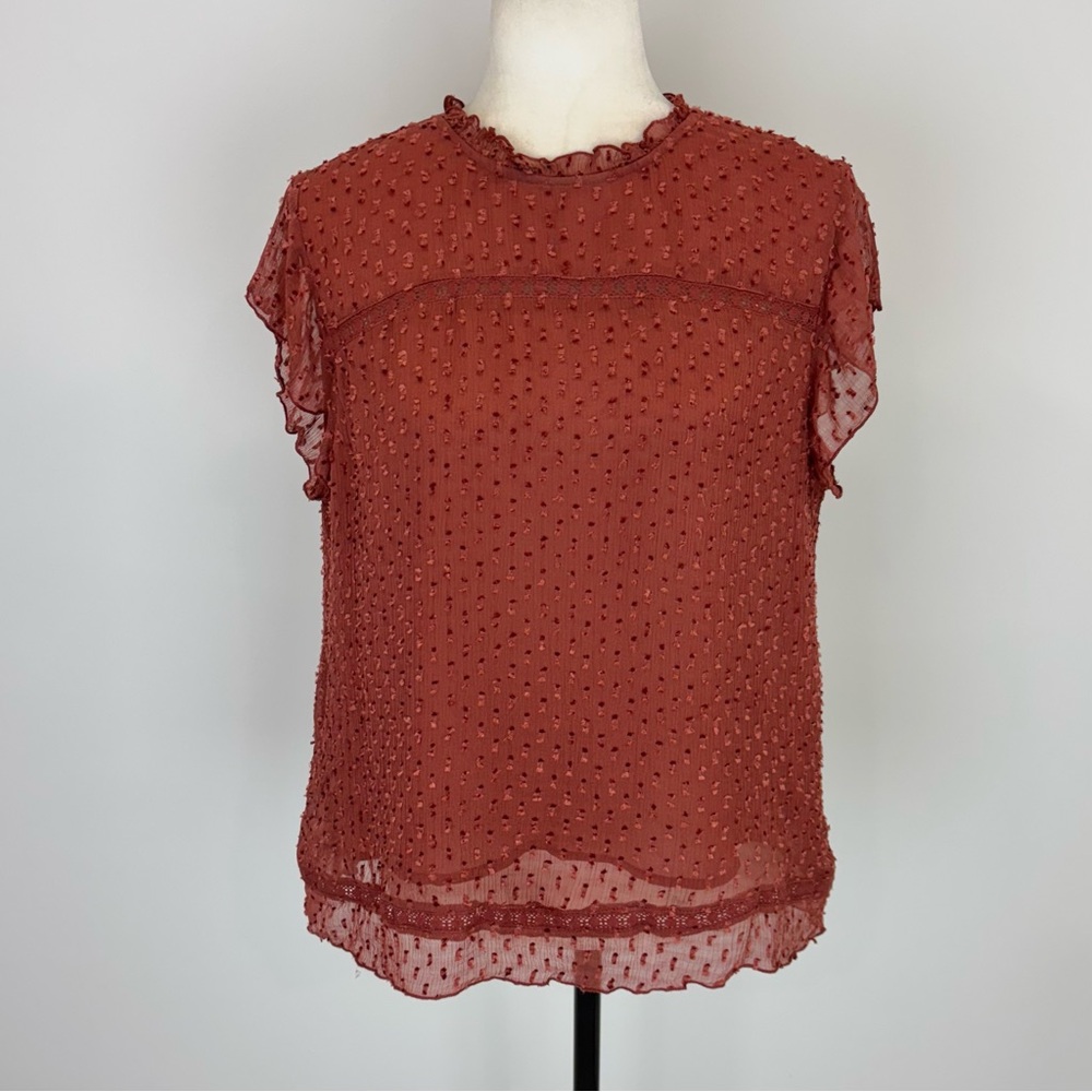 Only orange-brown blouse - Picture 3 of 9